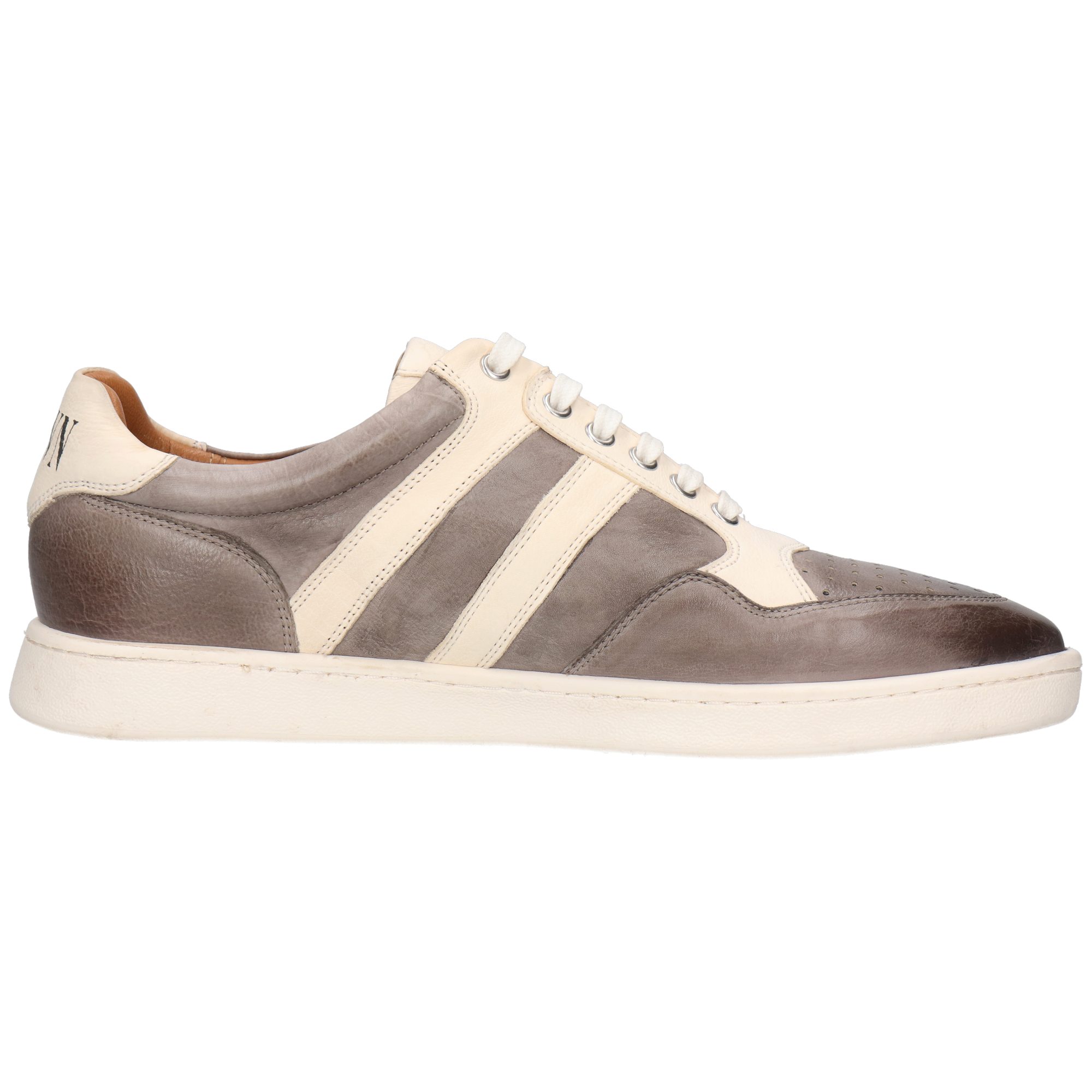 Melvin & Hamilton Rocky 20 Leder-Schnürschuhe für Herren Sneaker Plateausohlen, Echtes Leder, Herausnehmbare Innensohle