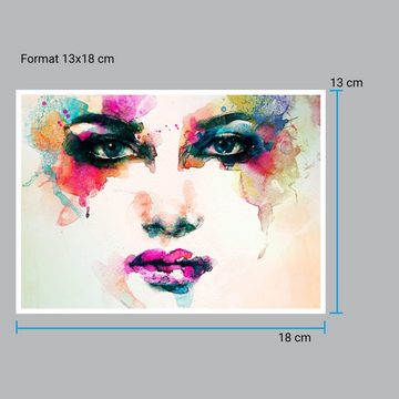 wandmotiv24 Poster Makeup M0095, Models (1 St), Wandbild, Wanddeko, Poster in versch. Größen