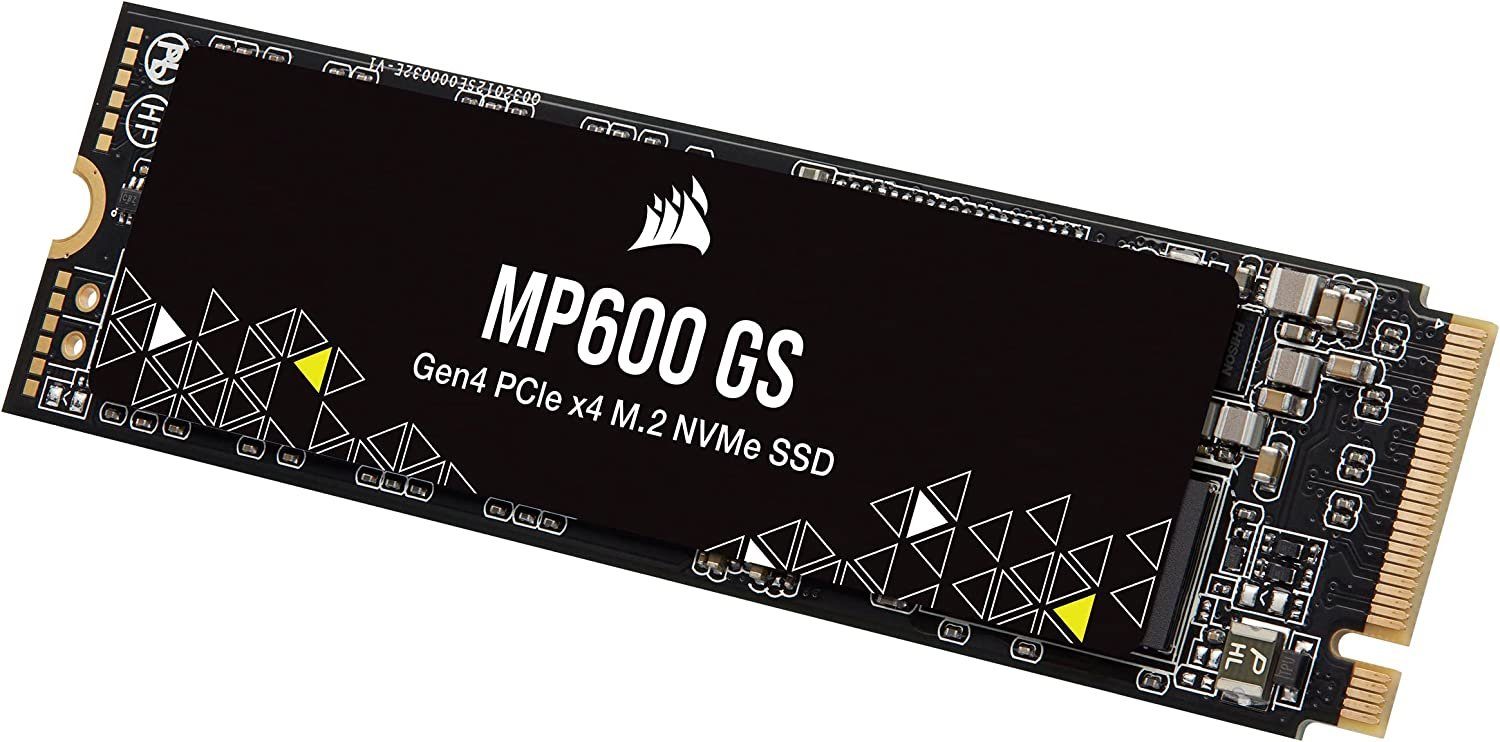 Corsair MP600 GS Gen4 PCIe x4 NVMe M.2 SSD interne SSD (1TB) 4800 MB/S Lesegeschwindigkeit