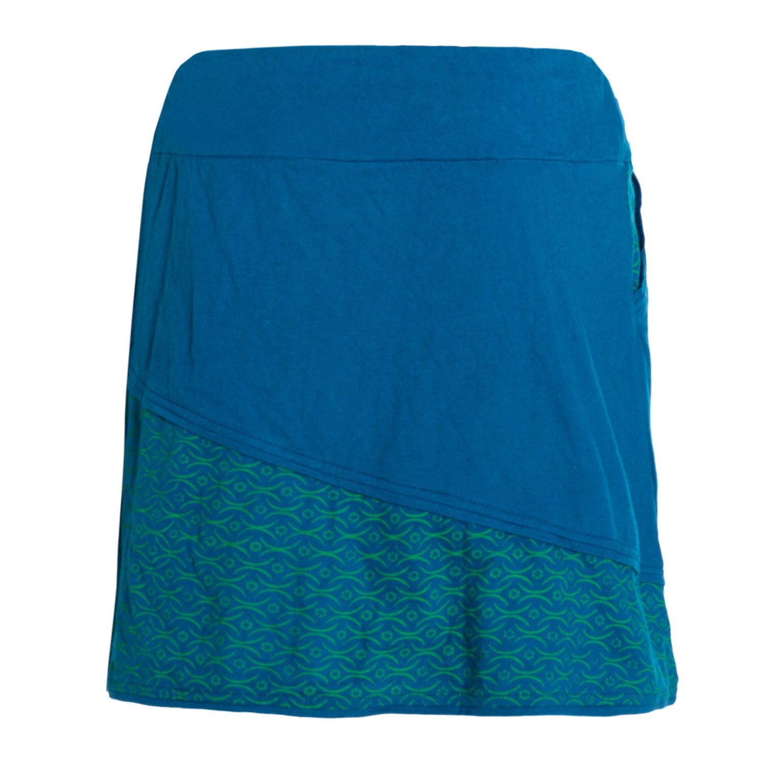 Vishes Minirock Damen A-Linie Rock Baumwolle günstig online kaufen