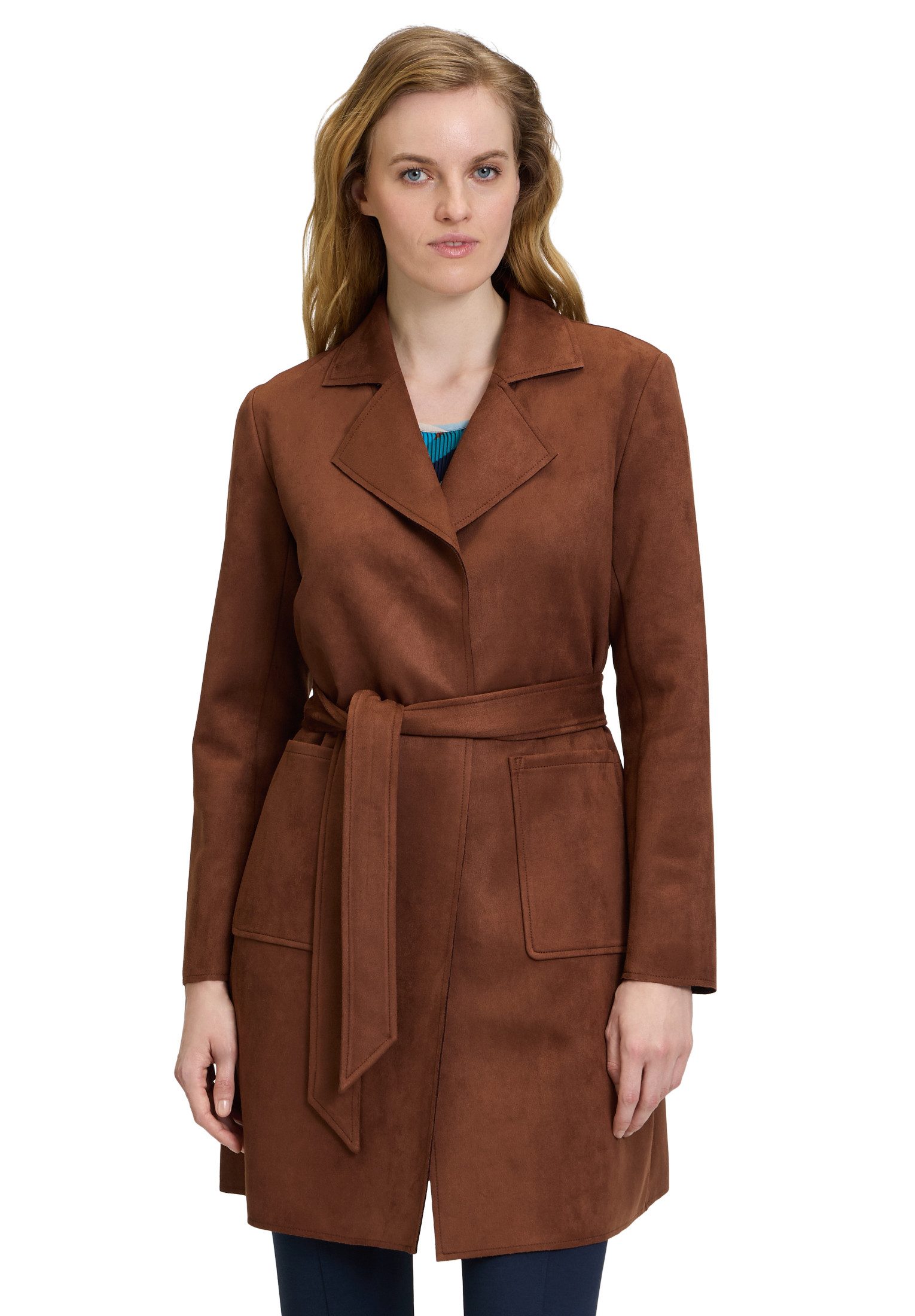 Jackenblazer Betty Barclay Longjacke mit Gürtel
