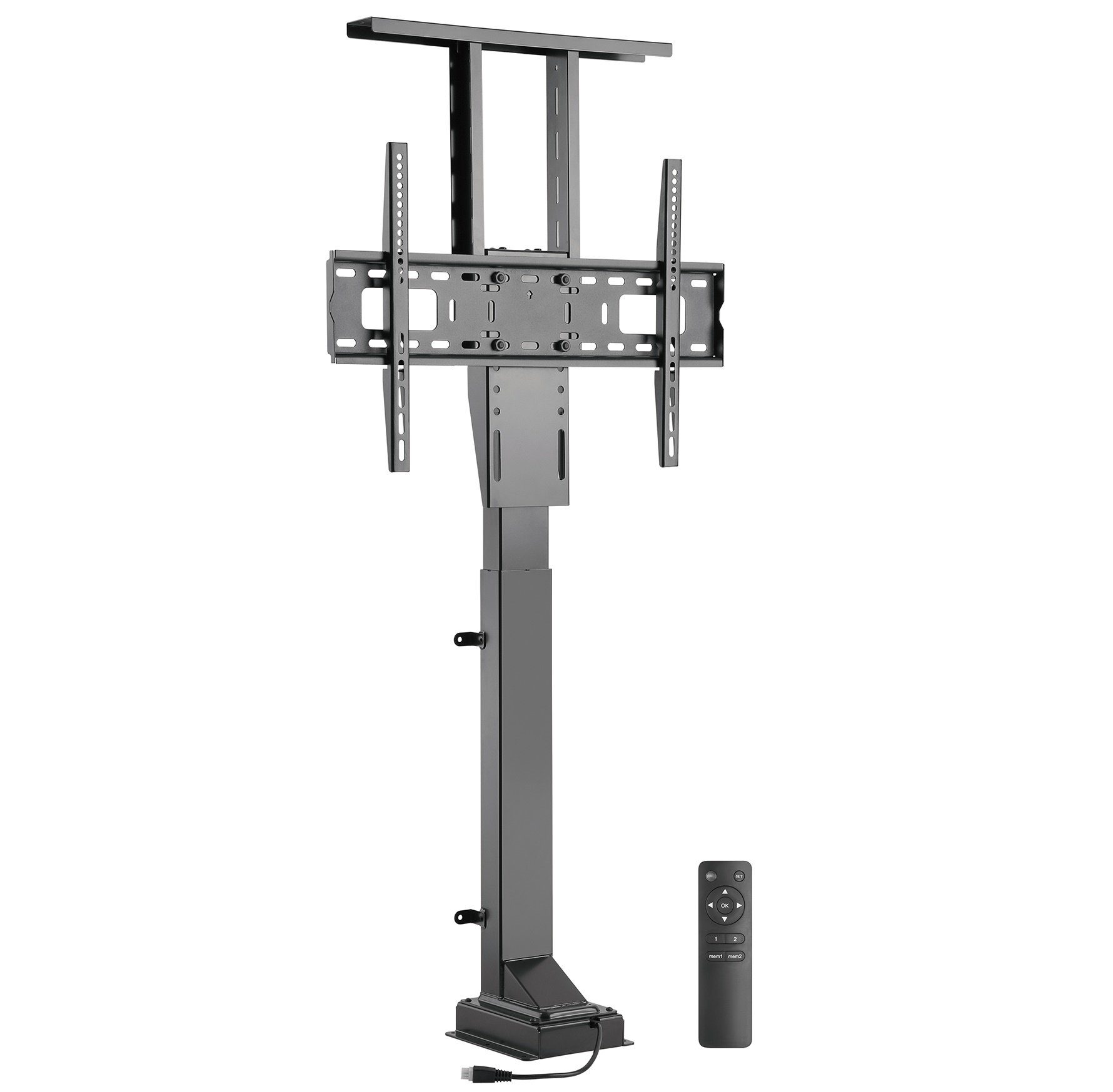 my wall TV-Wandhalterung myWall HP33-2 Motorisierter TV Einbaulift zum Integrieren in Möbel