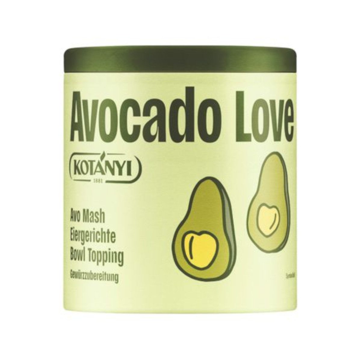 KOTANYI Gewürz, Kotanyi Junge Linie Avocado Love Gewürzzubereitung Packung 60g