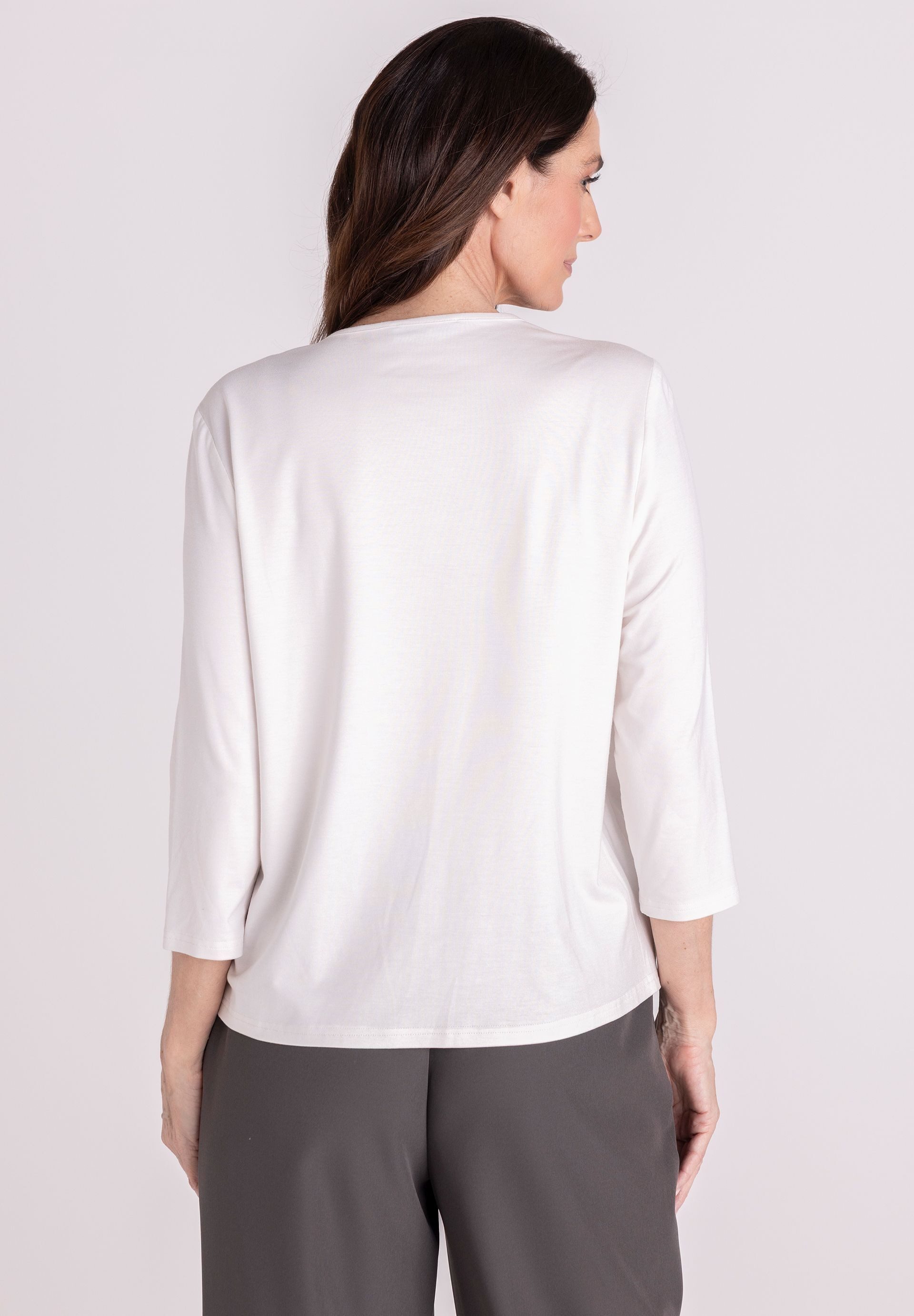 FRANK WALDER Blusenshirt mit Raffung
