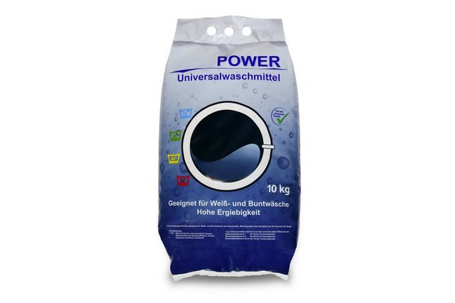 Hypafol Waschtisch Power Universal Waschmittel, Waschpulver für Weiß- und Buntwäsche, Vollwaschmittel in der Großpackung, Variante 10-20 kg