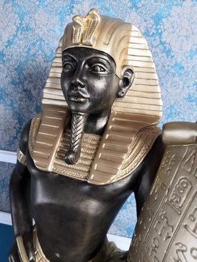 JVmoebel Skulptur Ägyptische Figur Statue Skulptur Figuren Skulpturen Pharao Deko
