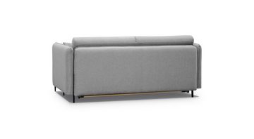 99rooms 3-Sitzer Arnold, Sofa, 2-Sitzer, mit Bettfunktion, frei im Raum stellbar, Modern Design, Metall