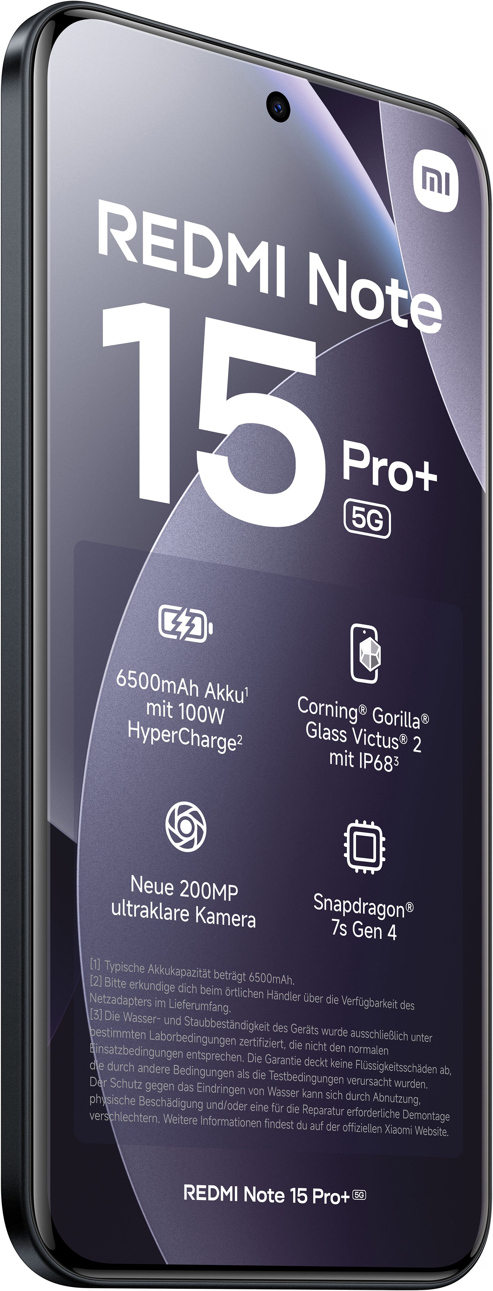 Xiaomi Redmi Note 15 Pro+ 5G 8+256 Smartphone (17,34 cm/6,83 Zoll, 256 GB Speicherplatz, 200 MP Kamera)