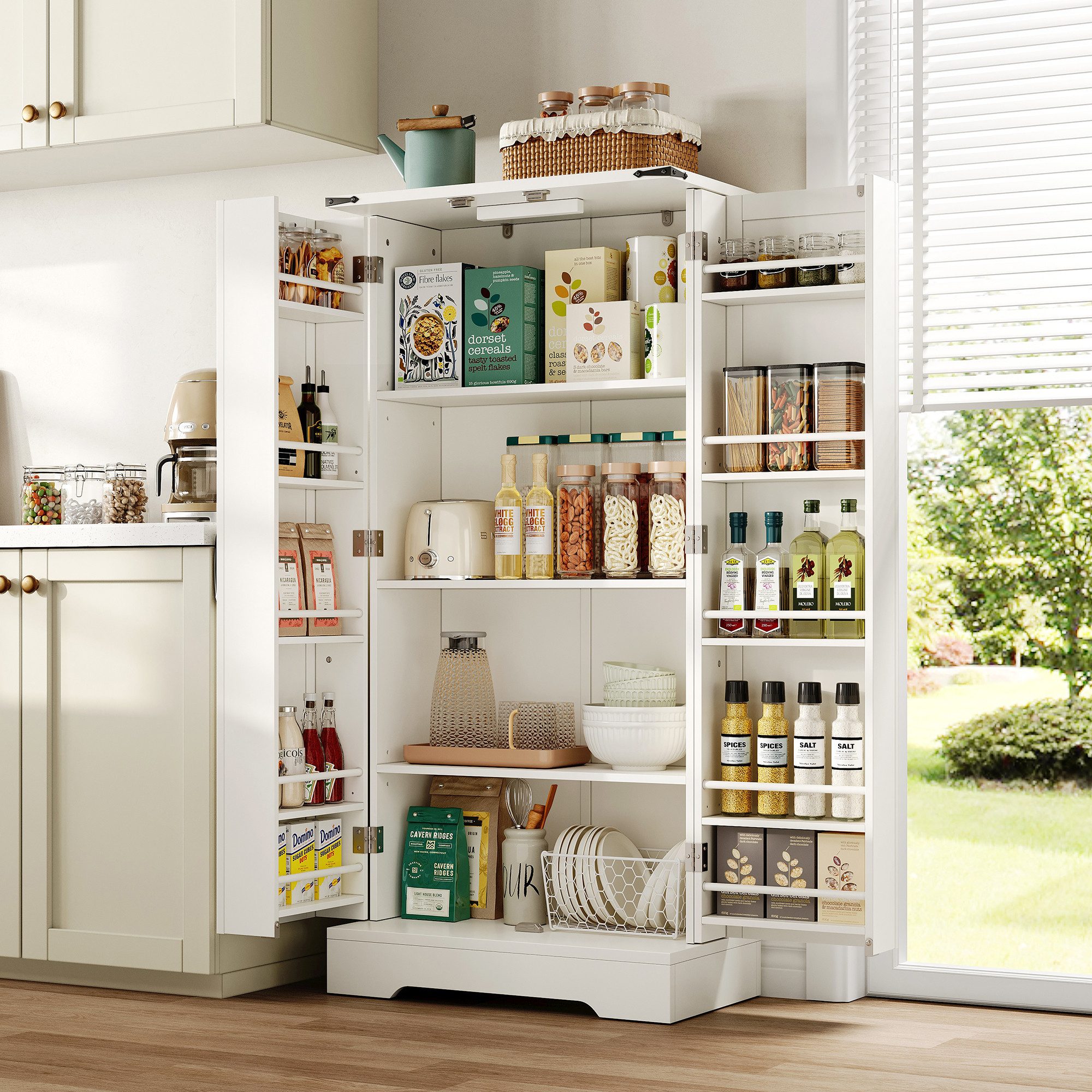 OKWISH Sideboard Modernes Küchenschrank,Anrichte (128,5 cm günstig online kaufen