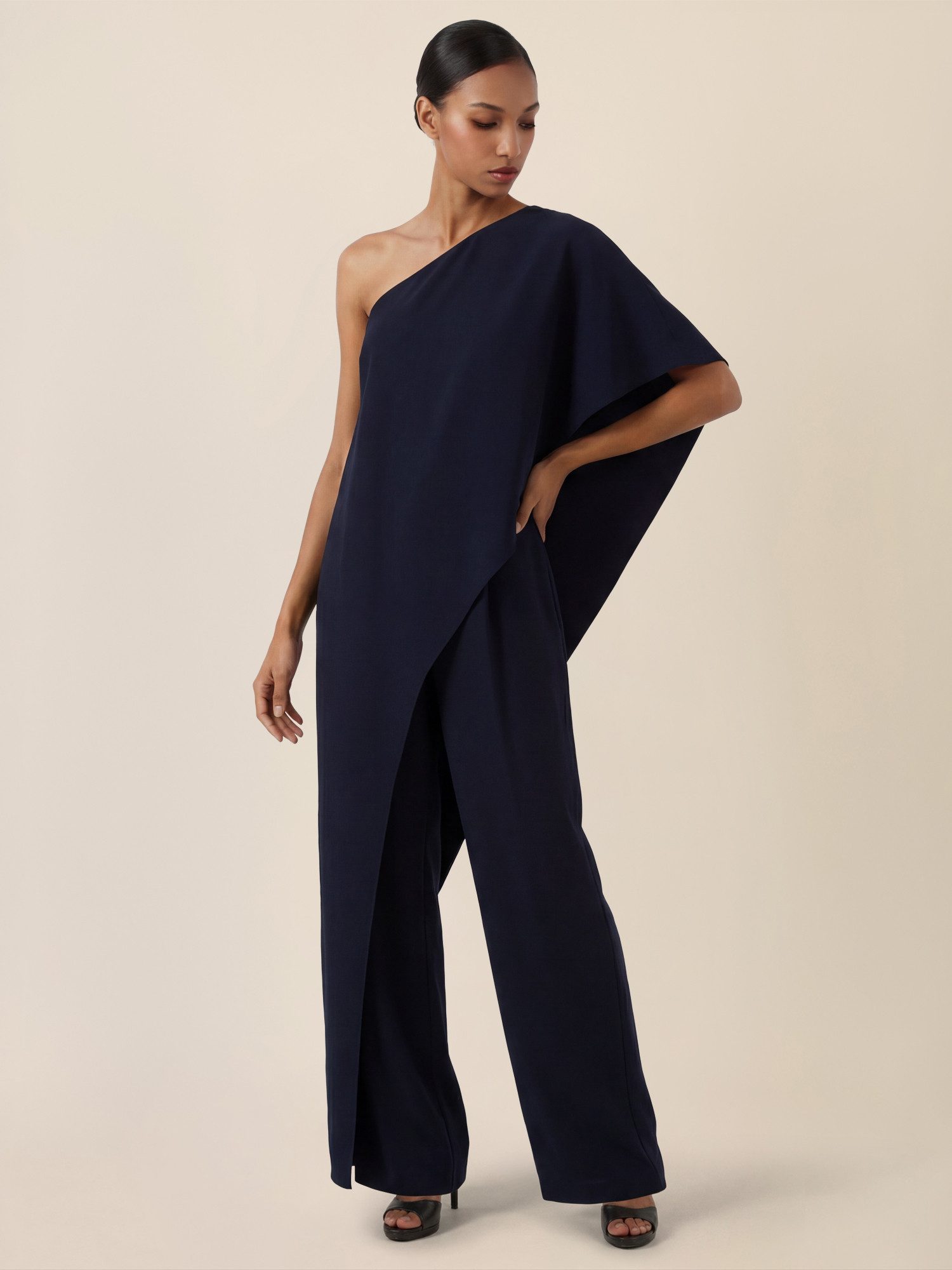 Apart Jumpsuit mit Seitlicher Reißverschluss