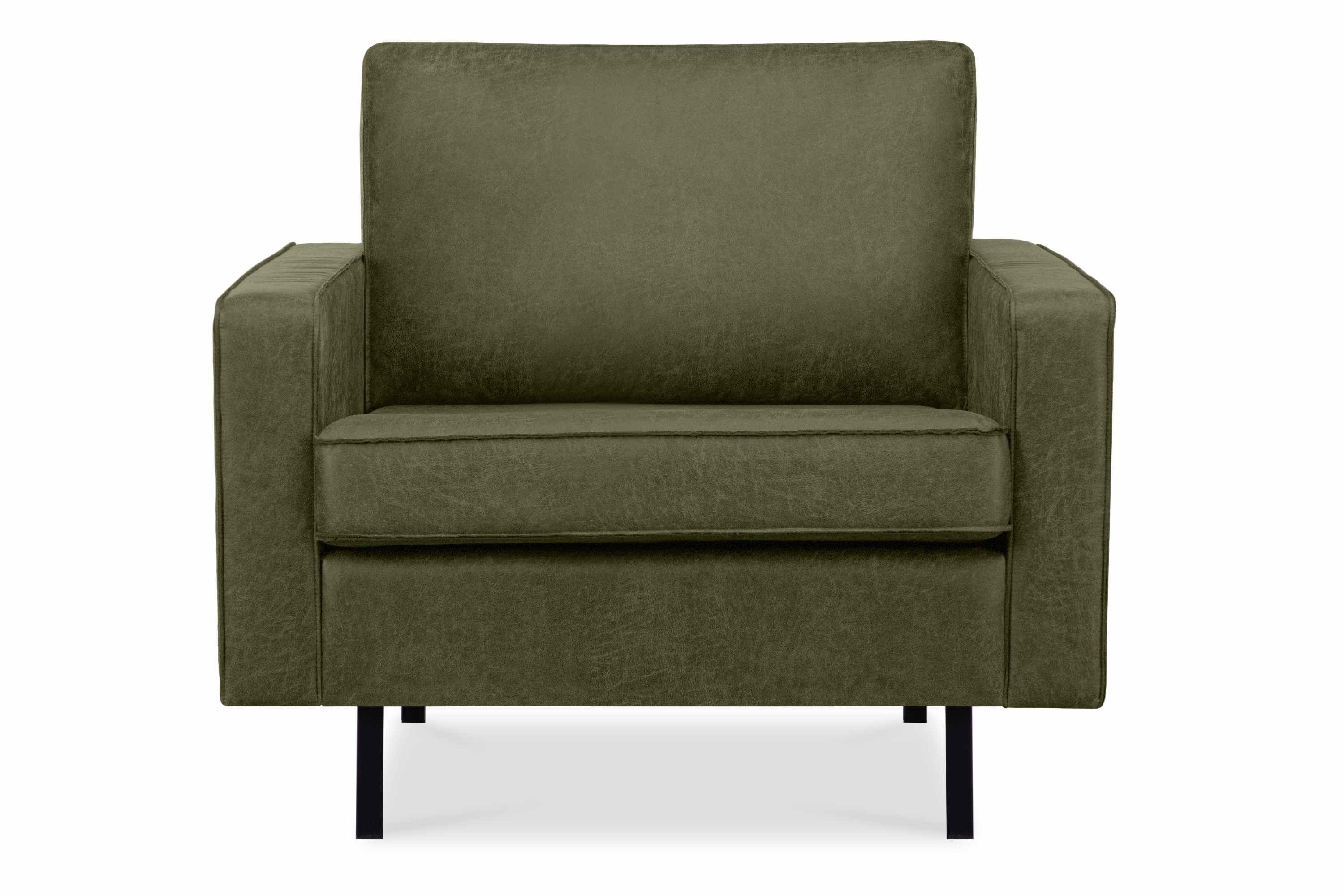 Konsimo Sessel INVIA Sessel, grün grün EU, grün Grundschicht: Echtleder, Hergestellt Loft-Stil in | | Vintage