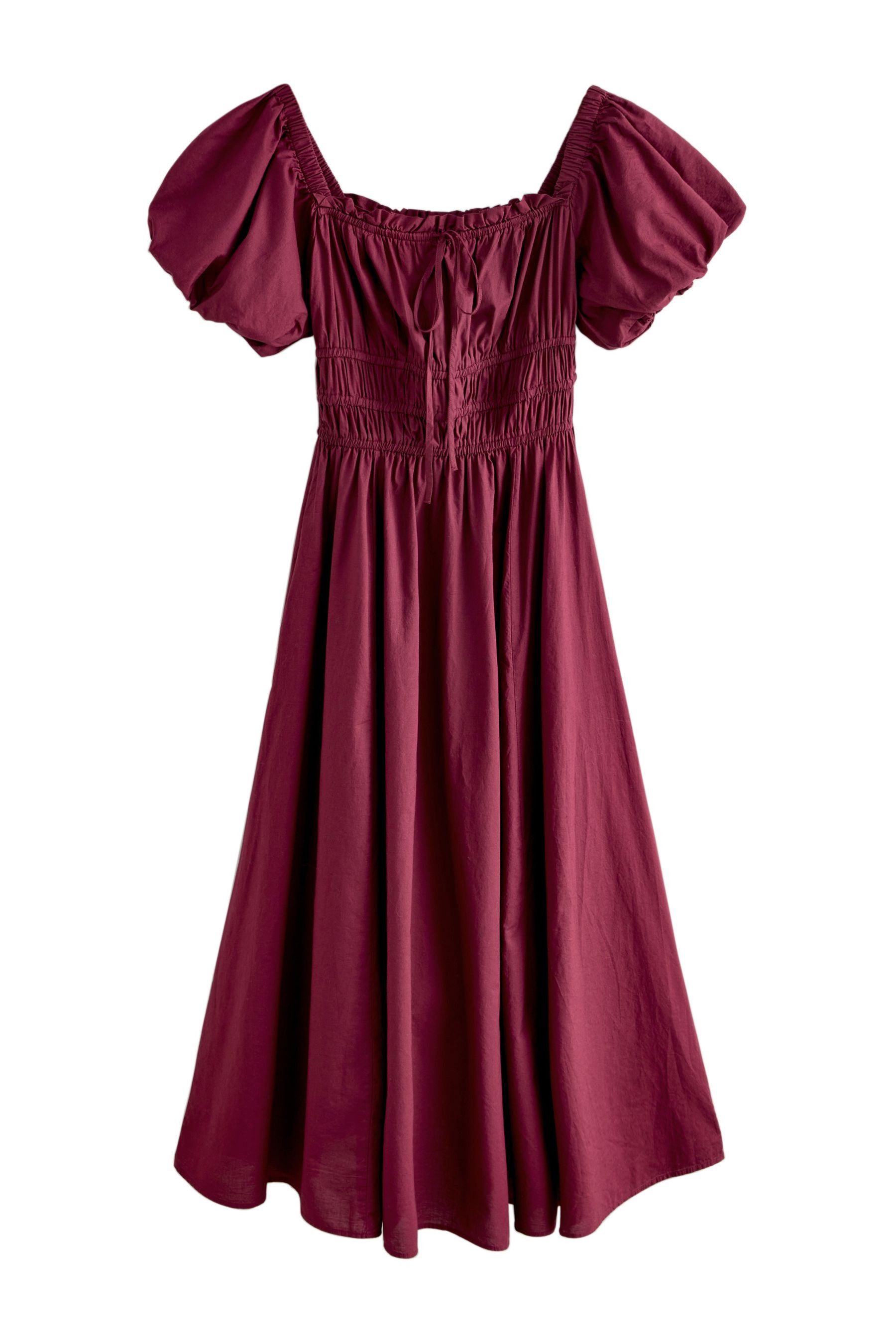 Next Midikleid Midikleid mit Puffärmeln (1-tlg) günstig online kaufen