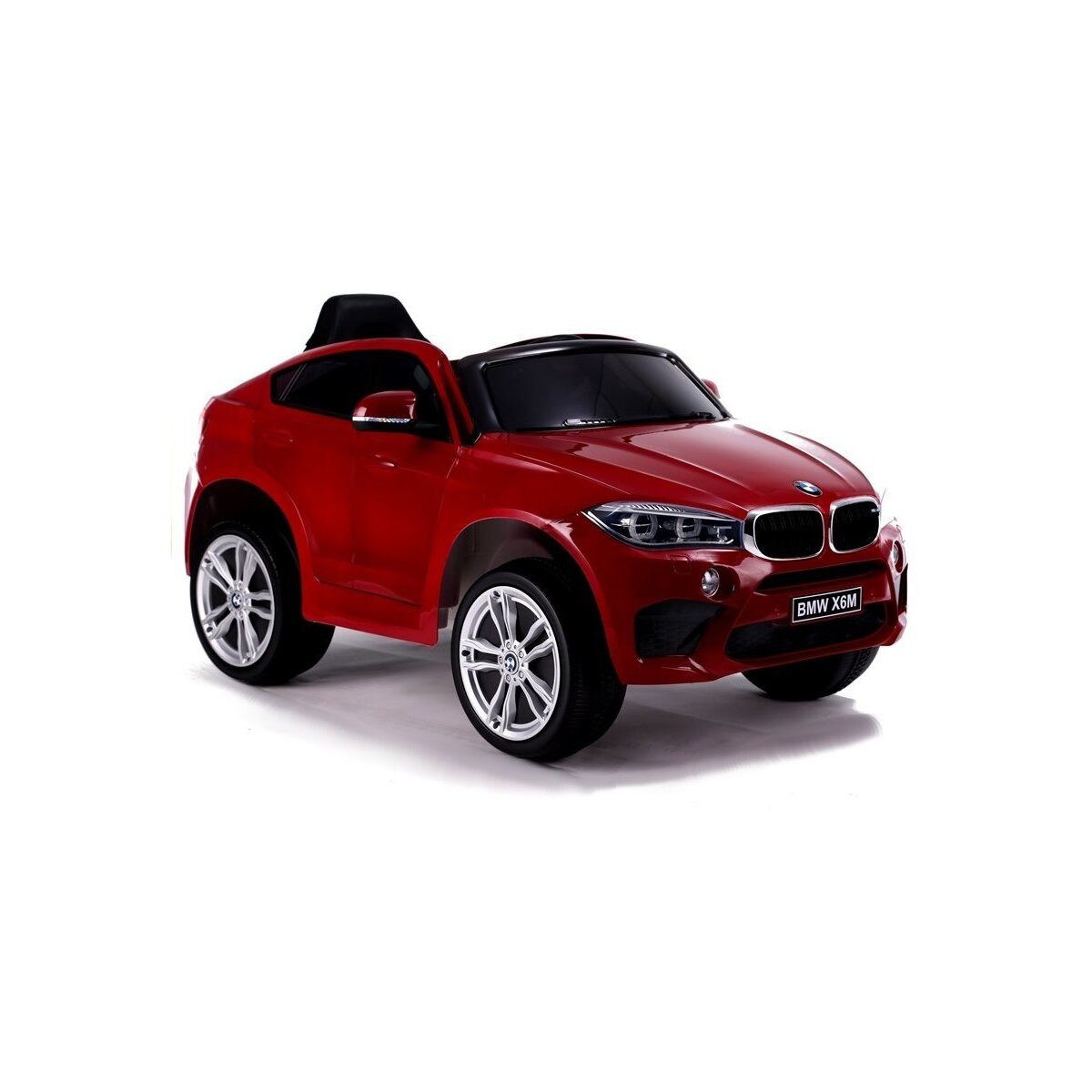 Wisam Elektro-Kinderauto Elektroauto BMW X6 Rot lackiert Kinerfahrzeug Ledersitz