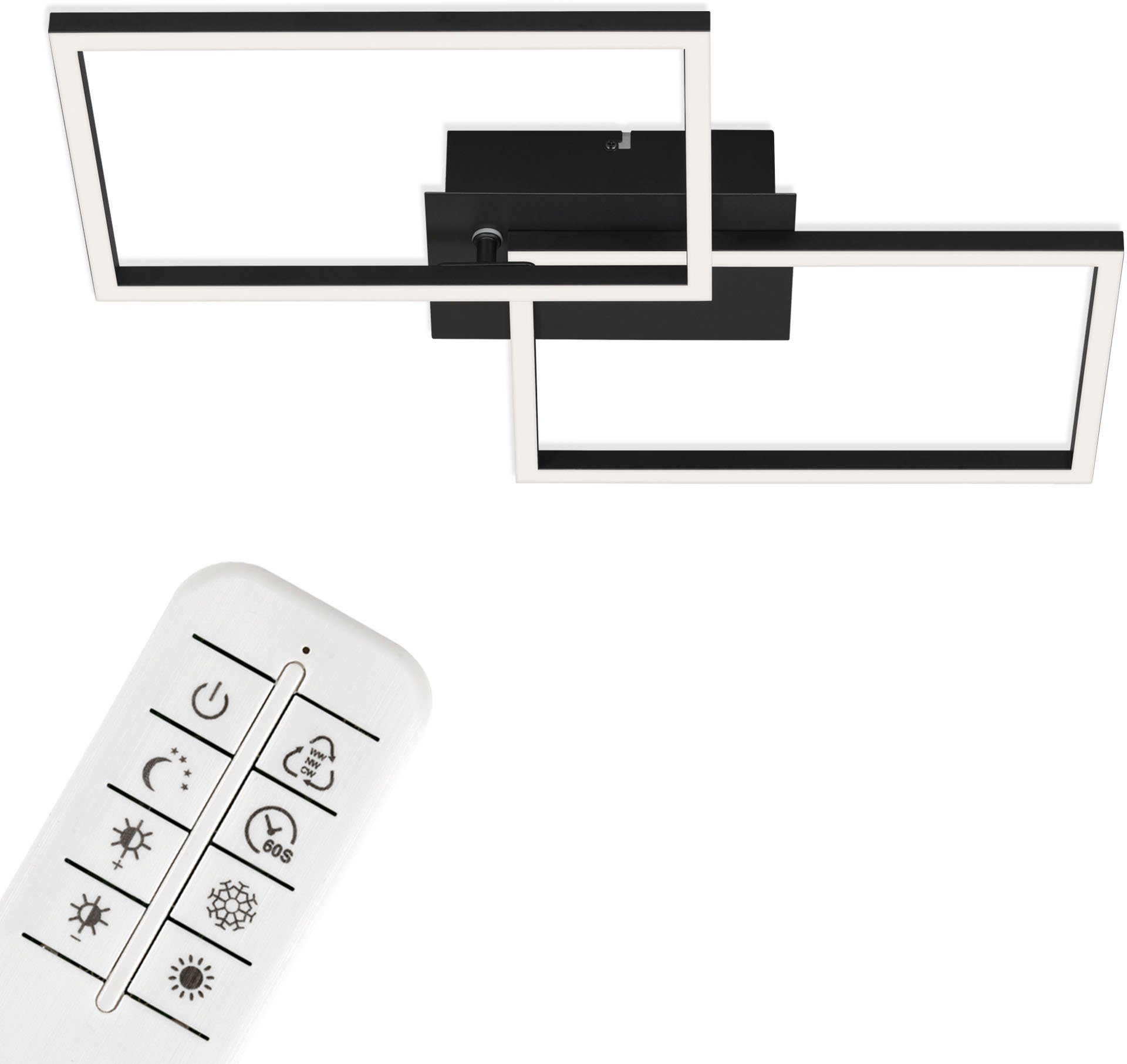 Briloner Leuchten LED Deckenleuchte 3149015 FRAME, CCT - über Fernbedienung günstig online kaufen