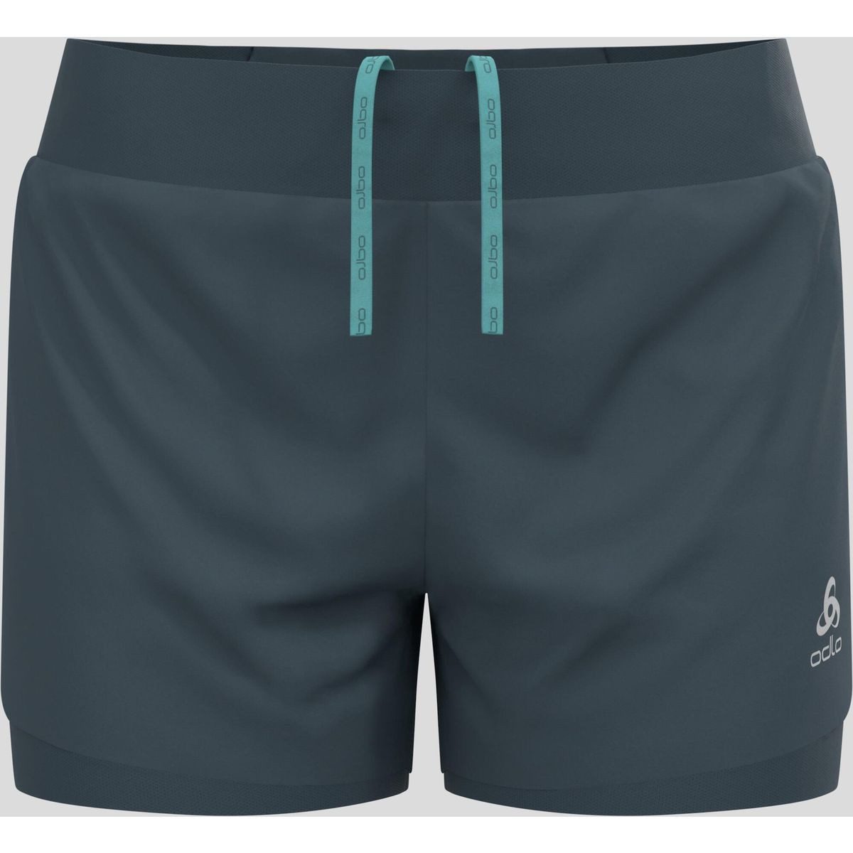 Odlo Laufshorts Women's Zeroweight 3 Inch 2-in-1 Shorts Leichte und atmungsaktive 2-in-1 Shorts für maximale