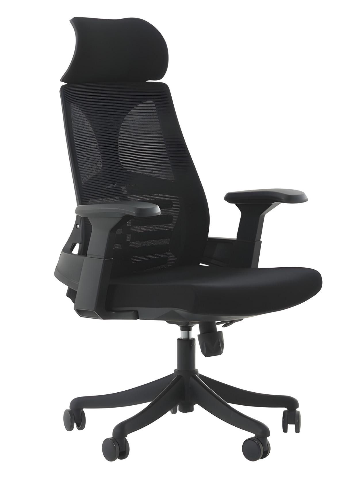 JVmoebel Schreibtischstuhl JVMoebel Hochwertiger Bürostuhl mit Kopfstütze und Rollen (1 St), Made in Europa