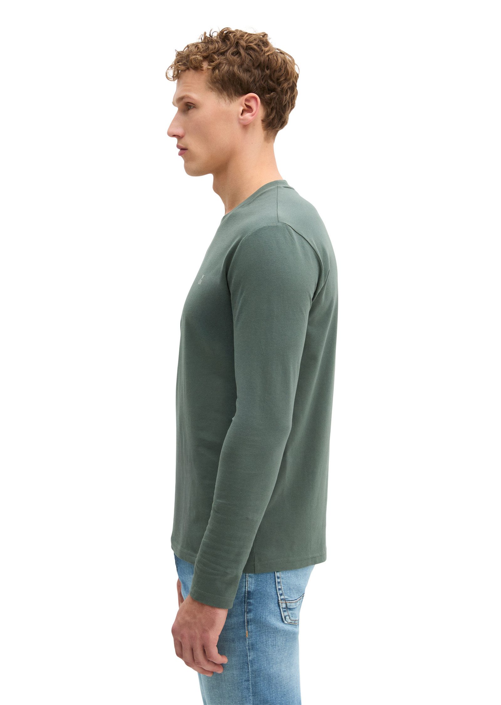 Marc O'Polo Langarmshirt aus reiner Bio-Baumwolle