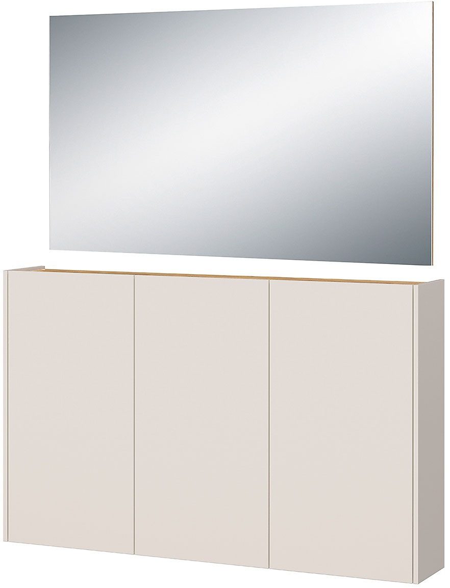 GERMANIA Garderoben-Set GW-Libbiano, (2-St), Garderoben-Set bestehend aus Mehrzweckschrank und Spiegel