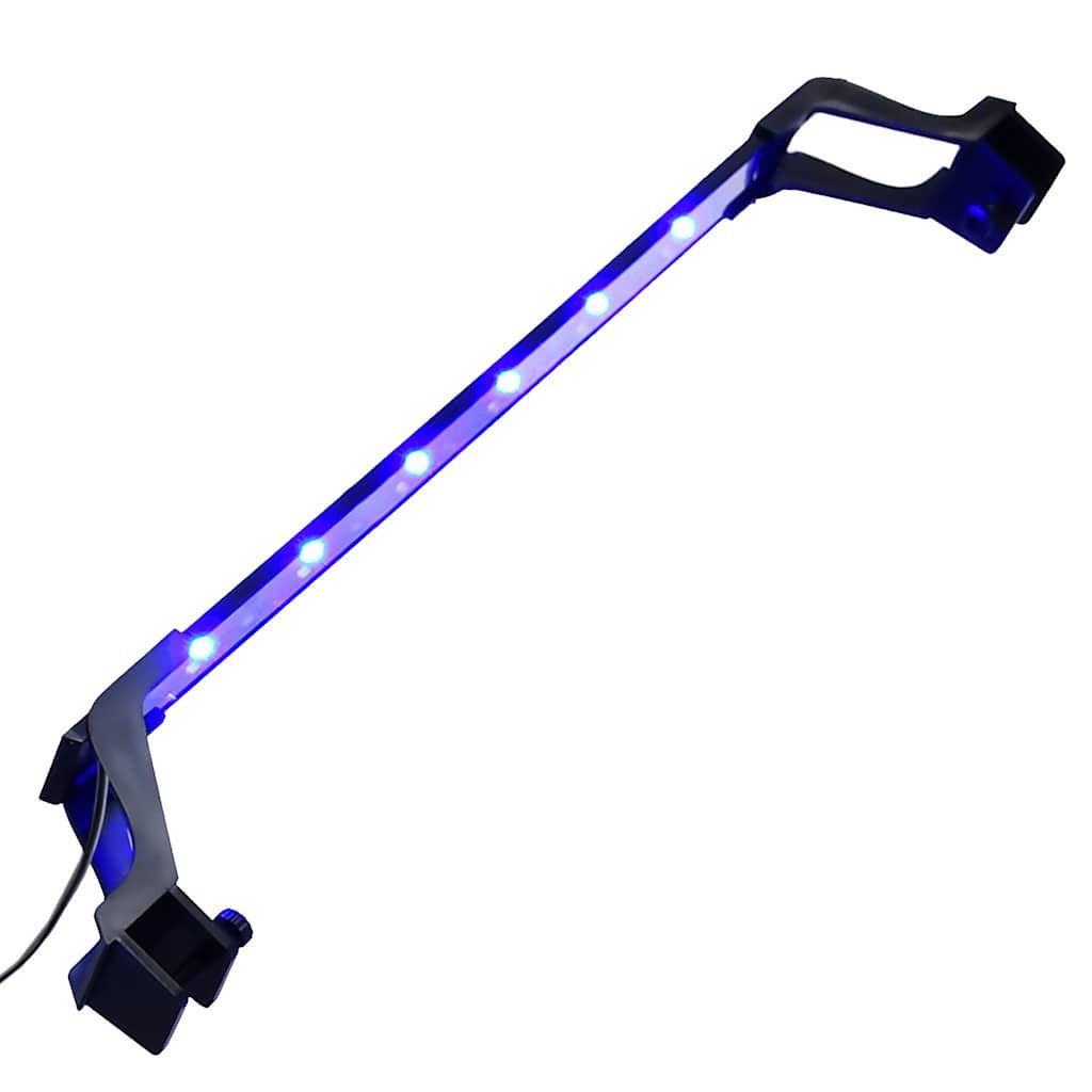 vidaXL LED Aquariumleuchte LED-Aquariumleuchte mit Klemmen 55-70 cm Blau und Weiß