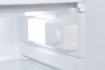 exquisit Kühlschrank KS1016-4-HE-040D inoxlook, 85,5 cm hoch, 55,0 cm breit