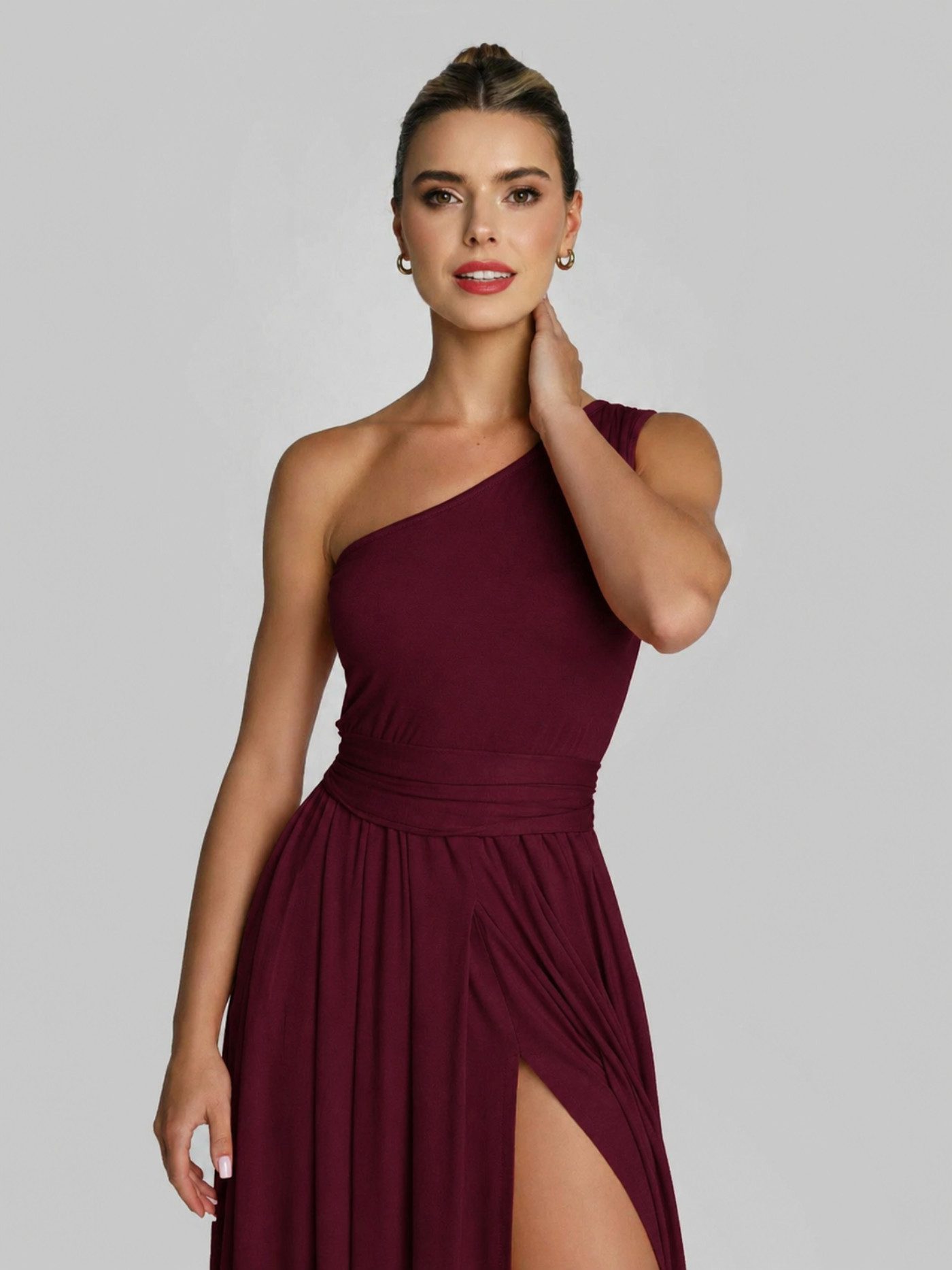 MADNEZZ Trägerkleid E.WILD SUKIENKA WINE