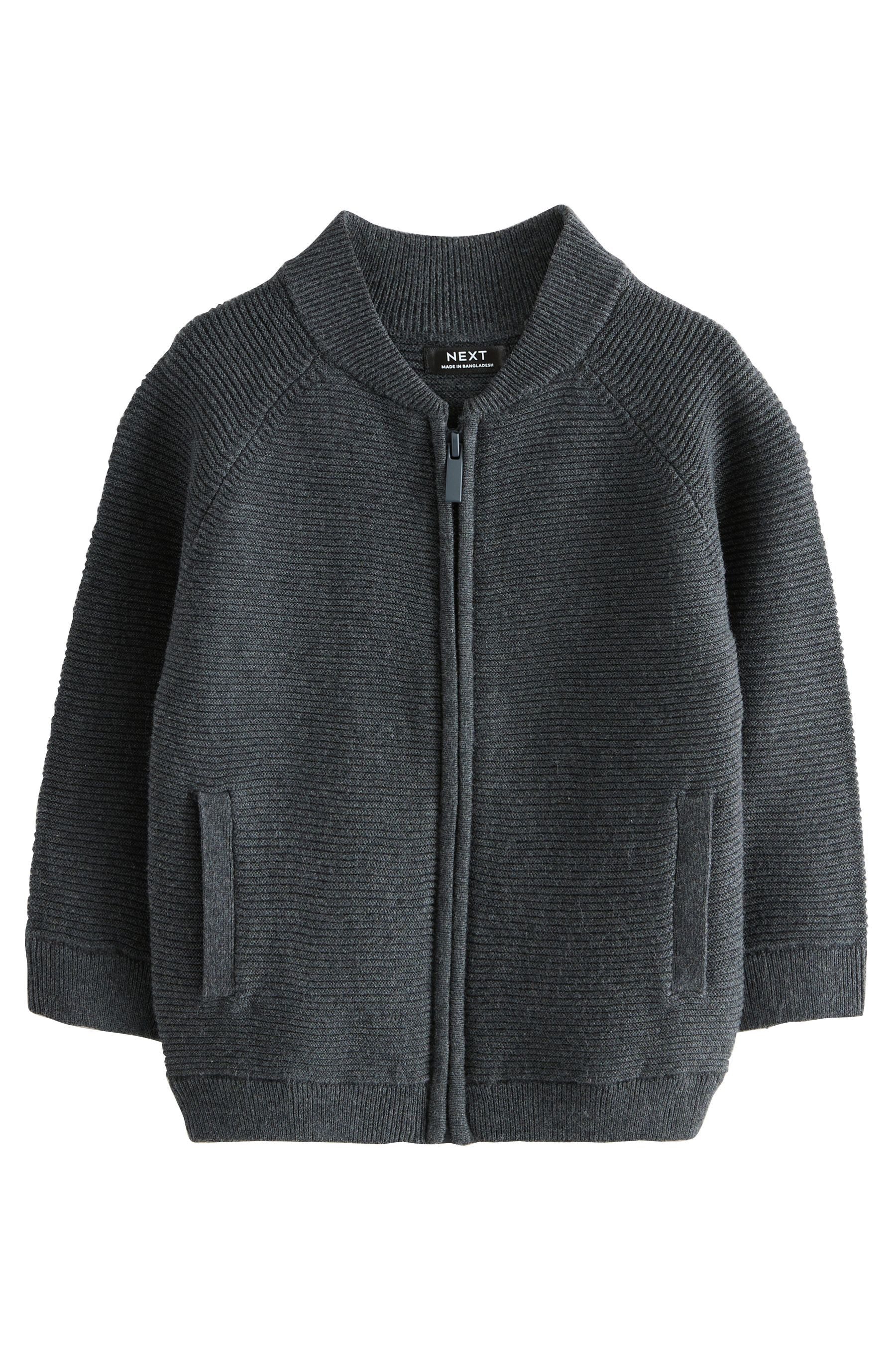 Next Strickjacke Bomberjacke mit durchgehendem Reißverschluss günstig online kaufen