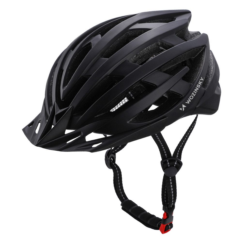 Wozinsky Fahrradhelm Wozinsky MTB Helm L mit Visier USB Rücklicht