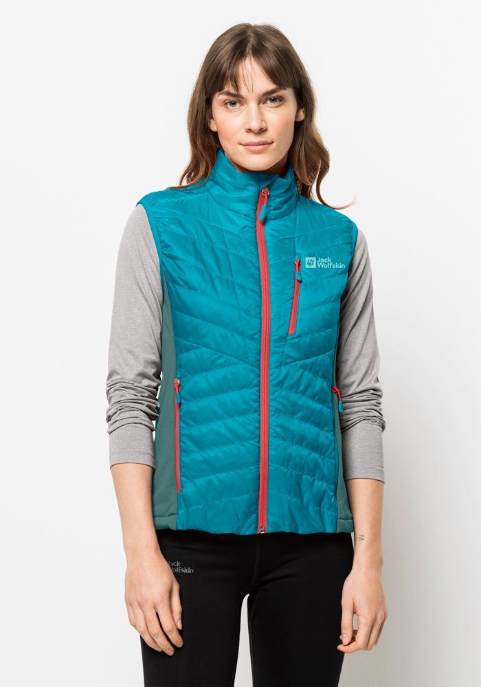 Wolfskin W ROUTEBURN INS Steppweste VEST Jack PRO tile-blue