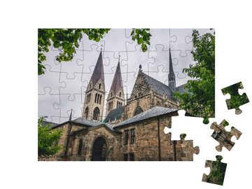 puzzleYOU Puzzle Dom St. Stephanus und St. Sixtus in Halberstadt, 48 Puzzleteile, puzzleYOU-Kollektionen