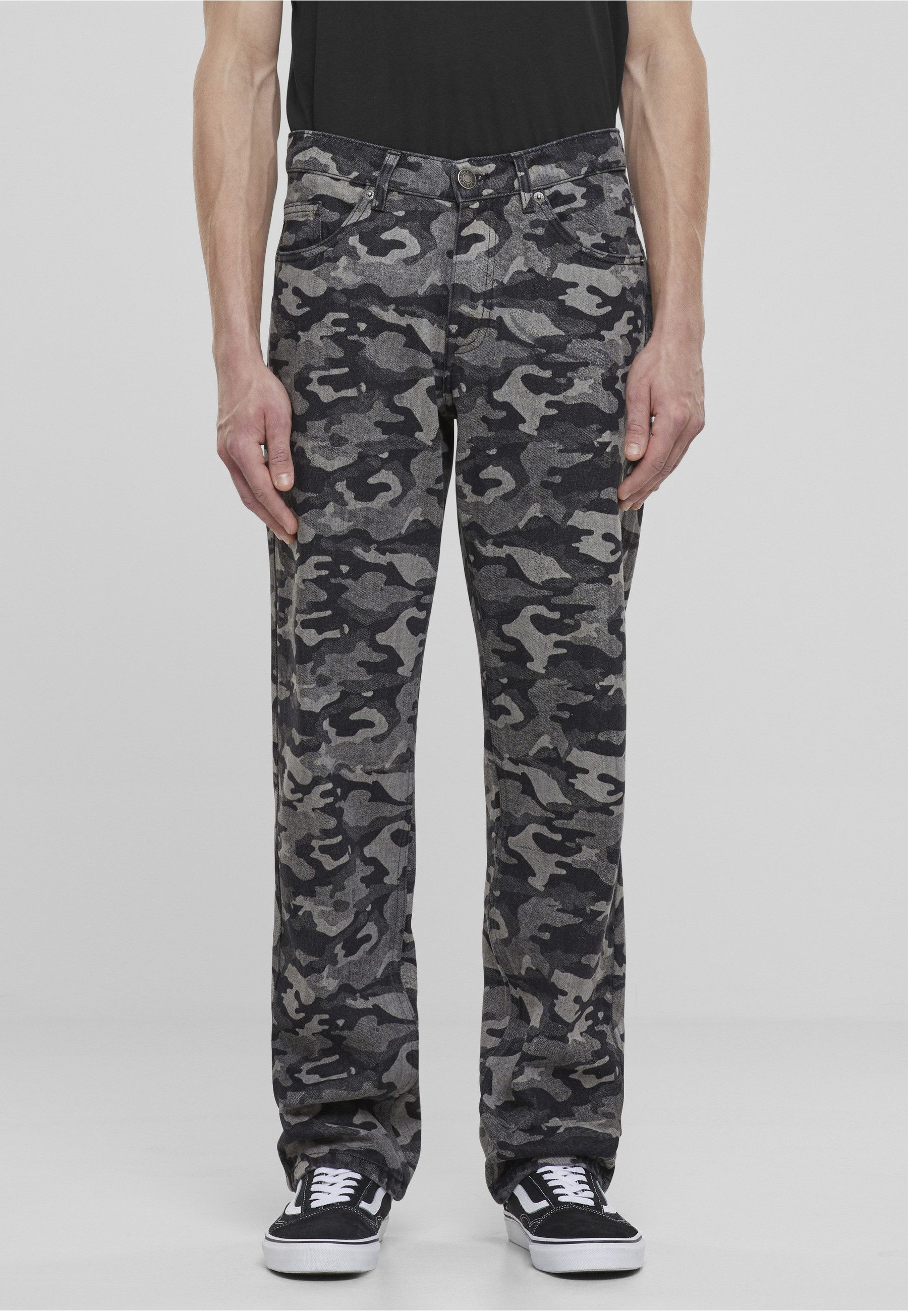 URBAN CLASSICS Cargojeans Urban Classics Laser Camo Printed Jeans