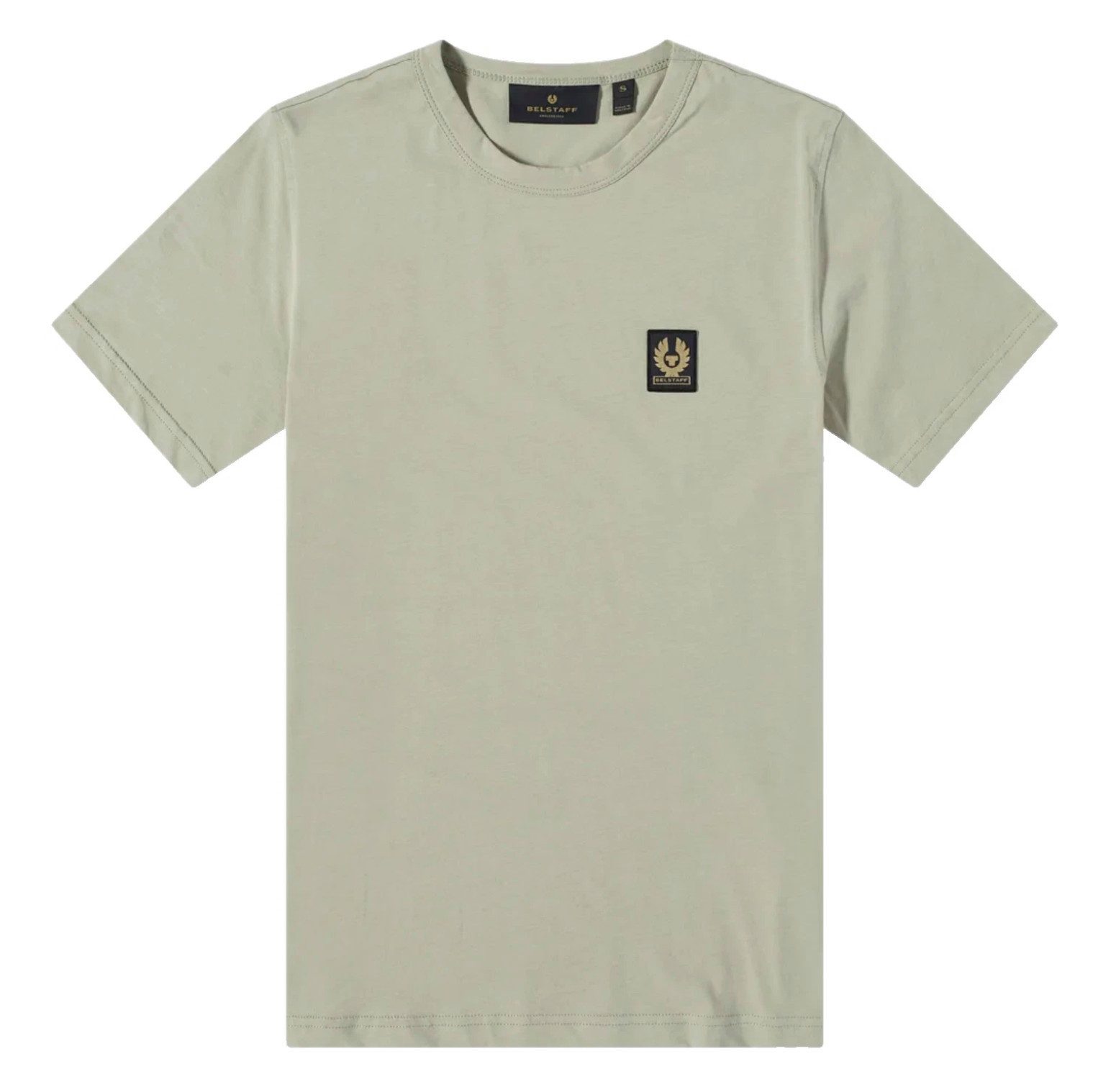 Belstaff T-Shirt Retro 1924 Patch Regular Fit Shirt Gesticktem Rand versehe günstig online kaufen