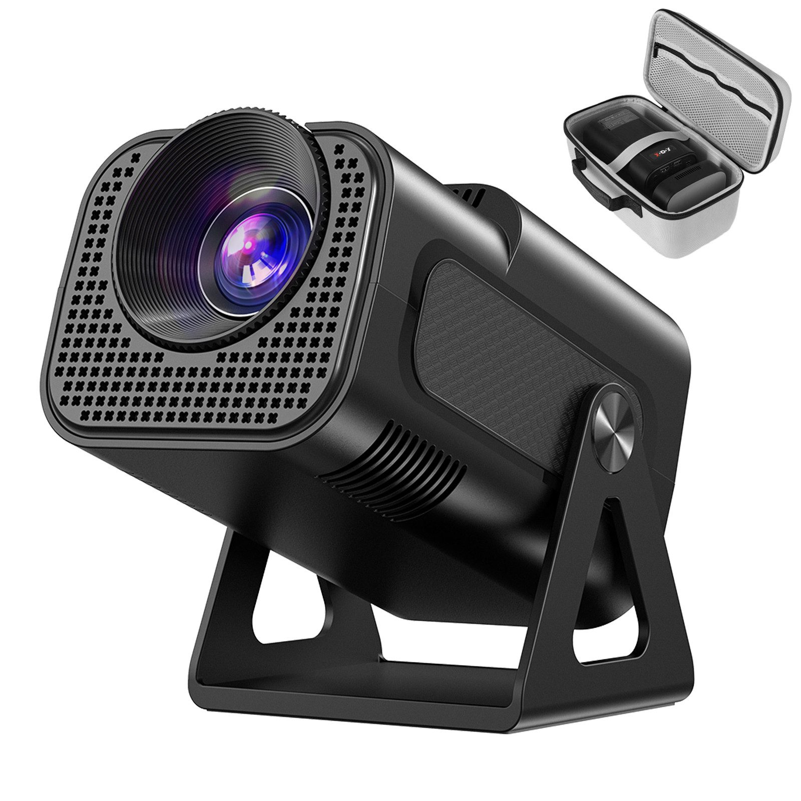 XGODY Android 14 Smart Projektor 2026 Upgrade 8K-Dekodierung LCD-Beamer (350 lm, 1000:1, 3840 x 2160 px, H726-Chip, Auto Keystone Correction, 180° Drehbar, BT 5.4, WiFi 6)
