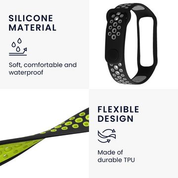 kwmobile Uhrenarmband 2x Sportarmband für Xiaomi Smart Band 8 Active, Armband TPU Silikon Set Fitnesstracker