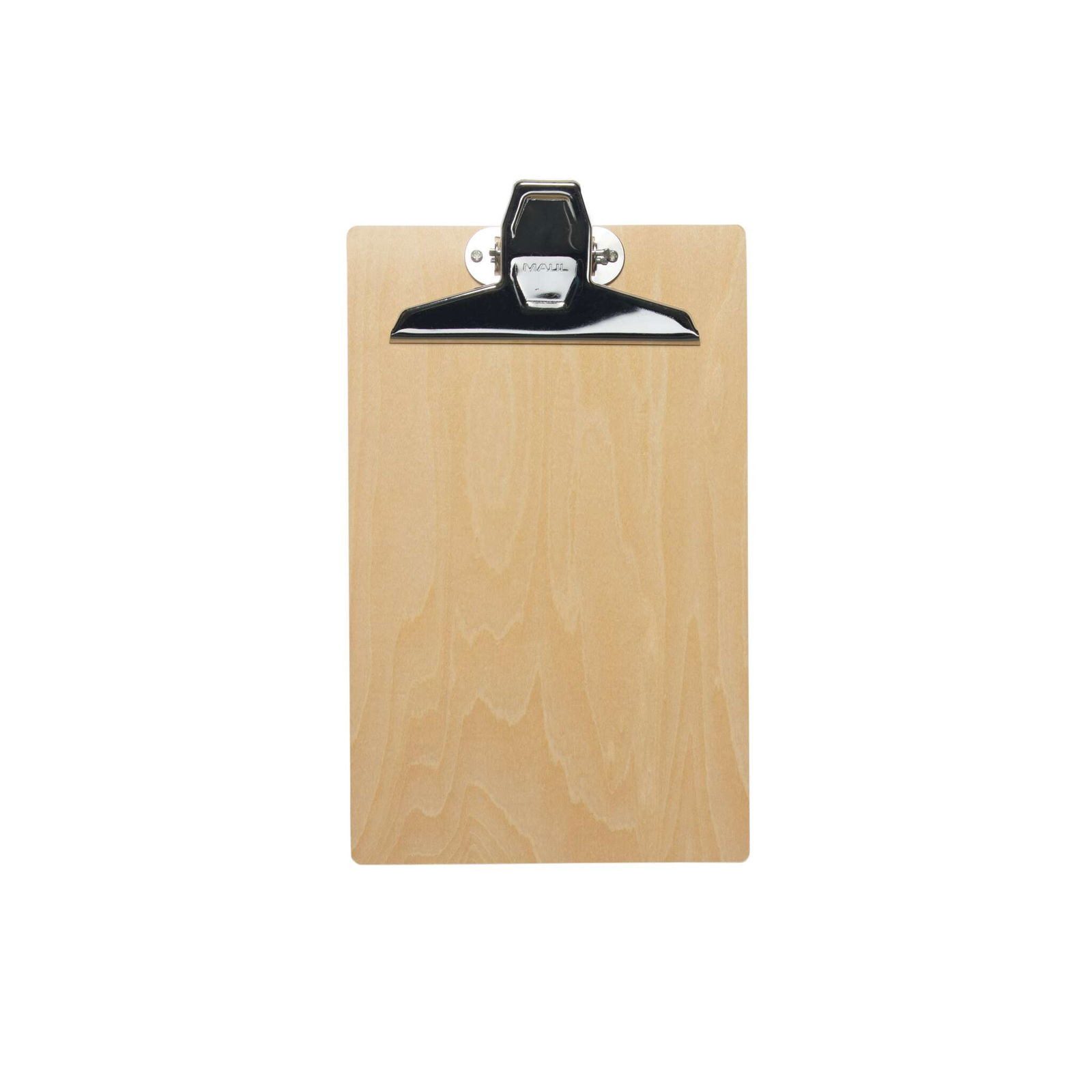 MAUL Konferenzmappe A5 Klemmbrett MAULtilia, Holz, Klemmer kurze Seite