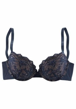 LASCANA Push-up-BH Nina mit Bügel, mit Spitzencups und herausnehmbaren Kissen, Dessous