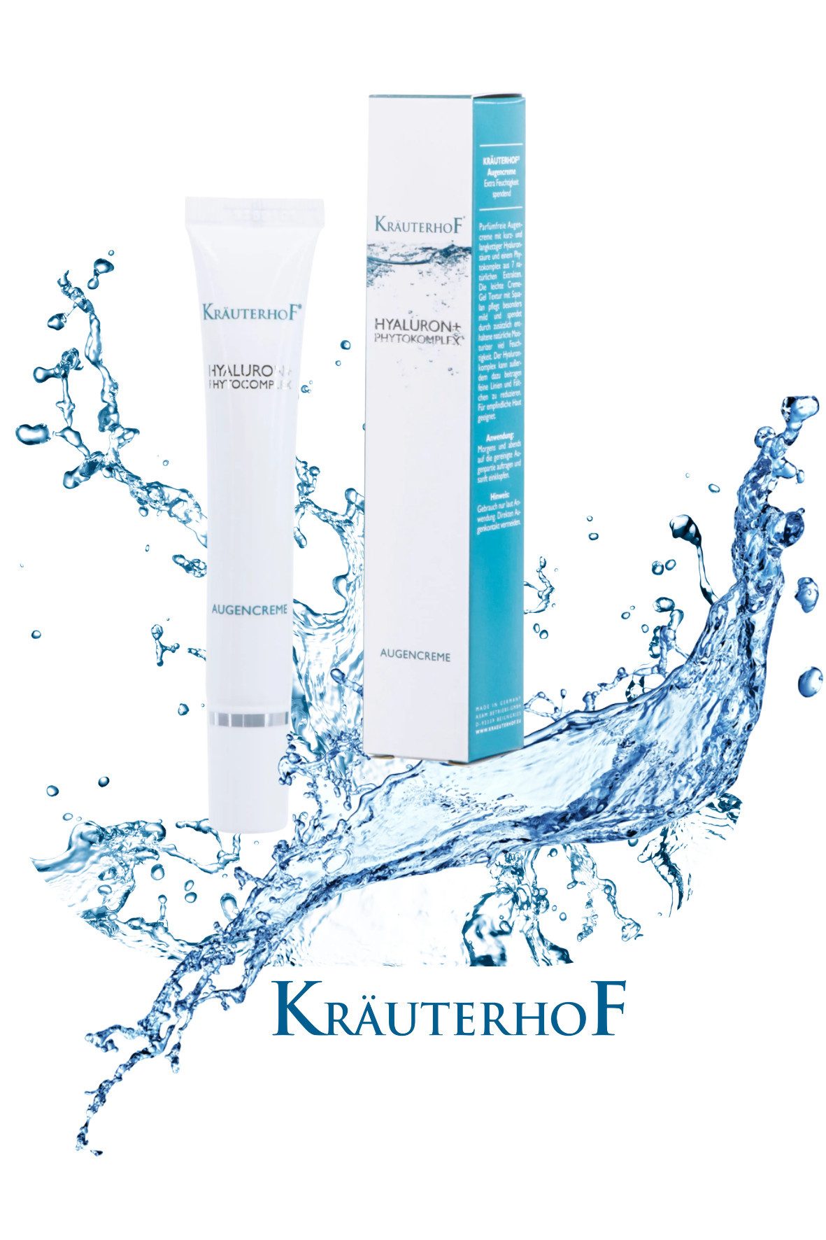 Augencreme KräuterhoF Hyaluron+Phytokomplex Augencreme 20 ml