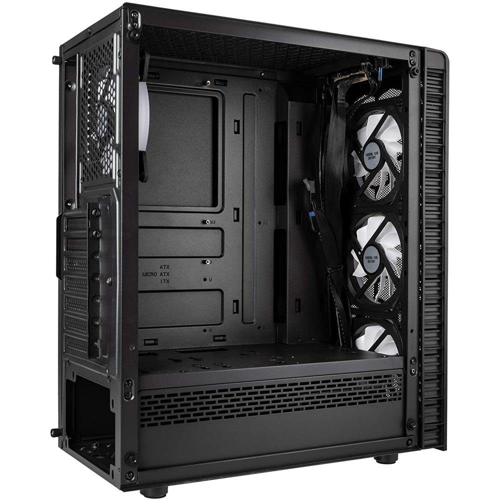 Kolink PC-Gehäuse OBSERVATORY LITE MESH RGB, RGB Midi-Tower Mesh-Front 4x ARGB-LED-Lüfte