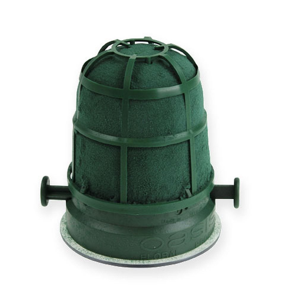 Oasis Bastelkranz Steckschaum mit Halterung Auto Mini H10cm Ø7cm für