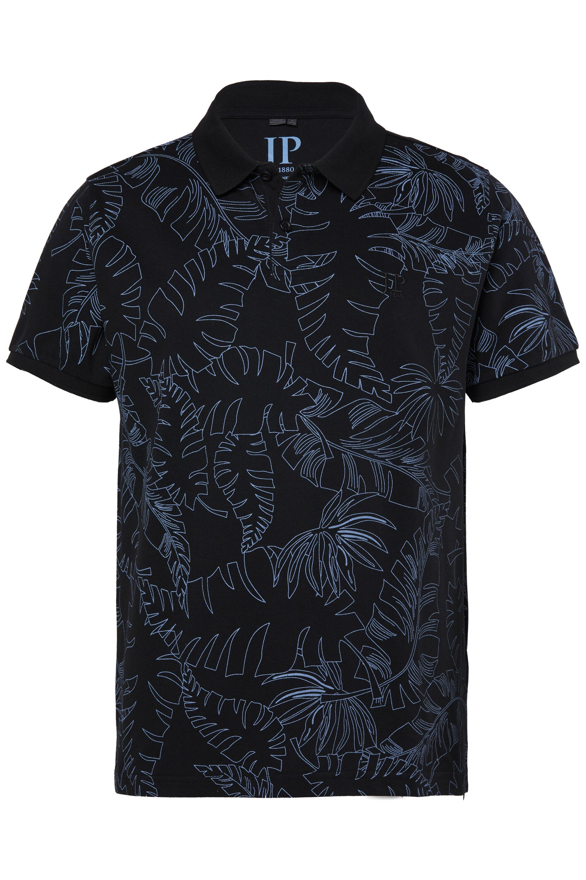 JP1880 Poloshirt Poloshirt Halbarm Piqué Alloverdruck bis 8 XL