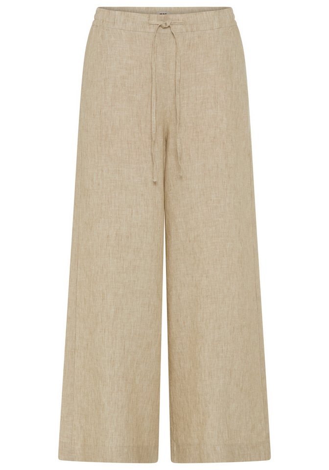 MAC Leinenhose gestreift mit Kordelzug