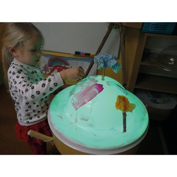 EDUPLAY Lernspielzeug Faszinationsdom für Leuchtkübel, Kunststoff, 49 cm, 20 cm hoch