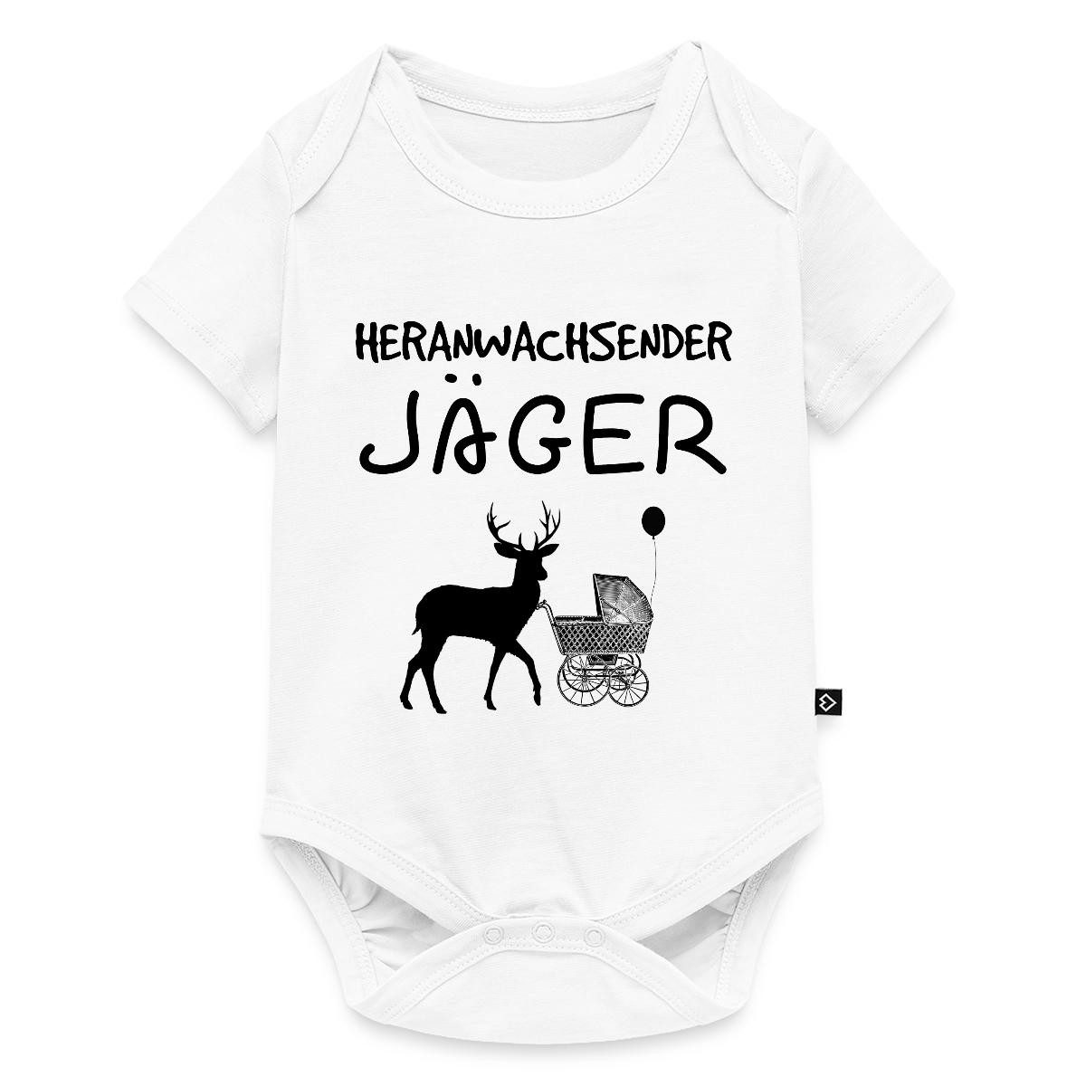 Kurzarmbody Heranwachsender Jäger Nachwuchs Kurzarm Tages Baby Body