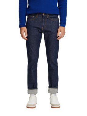 Esprit Slim-fit-Jeans Schmale Selvedge Jeans mit mittelhohem Bund