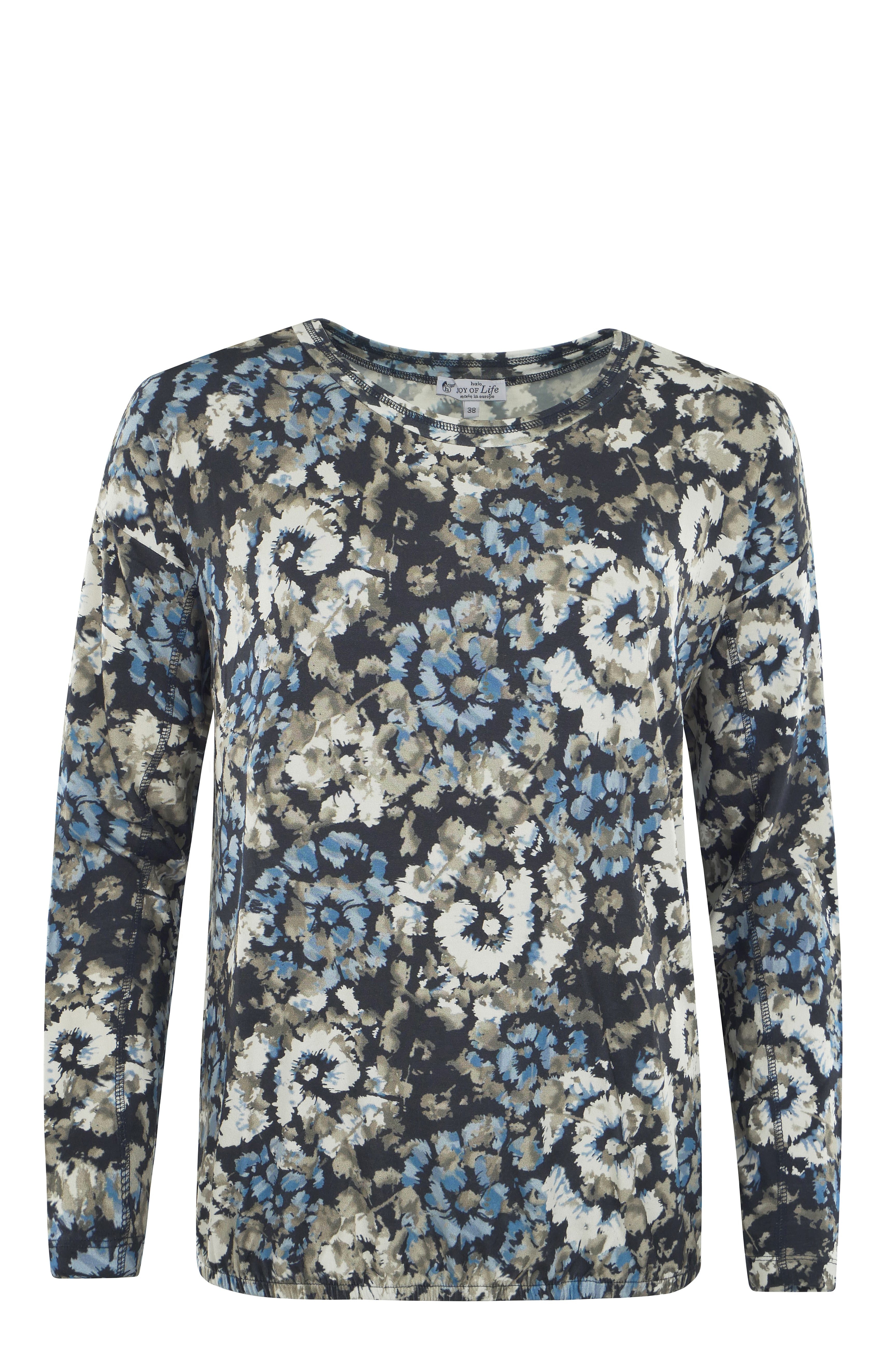Blusentop Damen Blusenshirt bedruckt