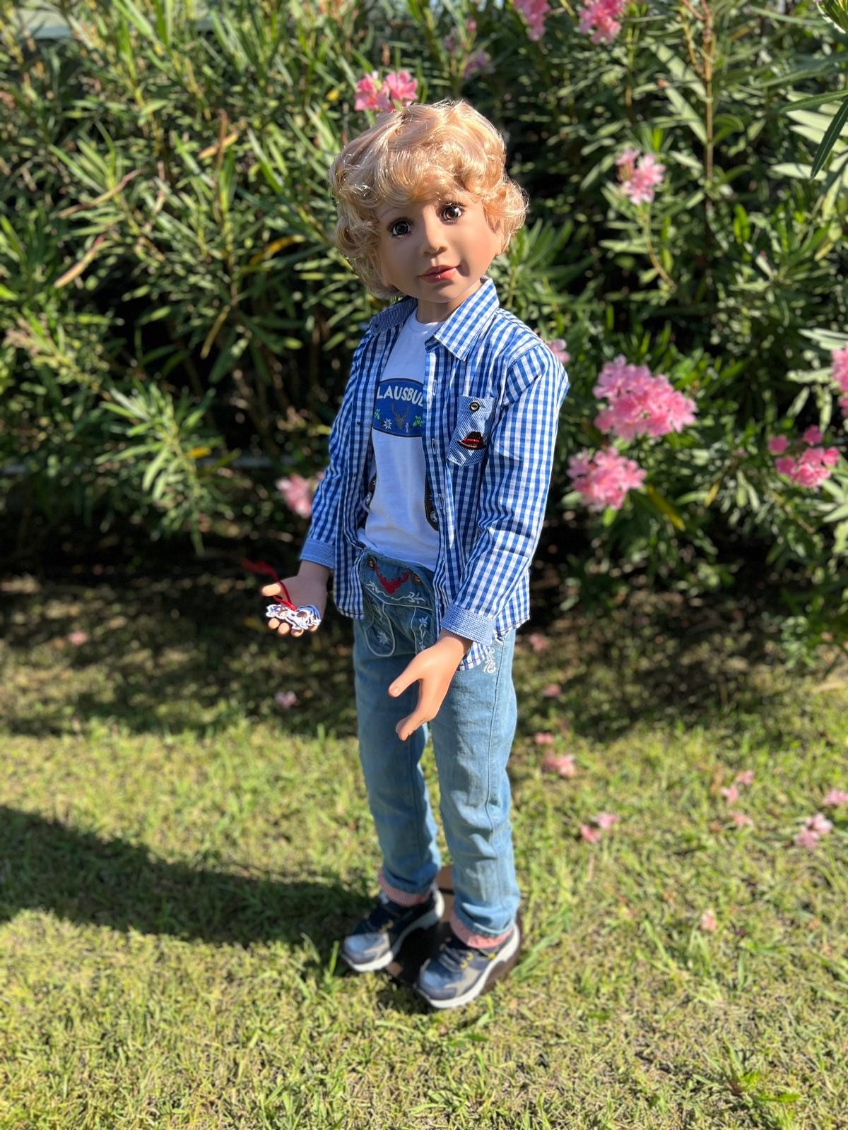 CMTPUPPENGALERIE Stehpuppe Timo von Monika Levenig - blond - 122 cm - (1-tl günstig online kaufen