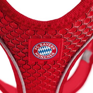 Hunter Tierbedarf Hunde-Geschirr Geschirr Hilo Comfort FC Bayern München rot