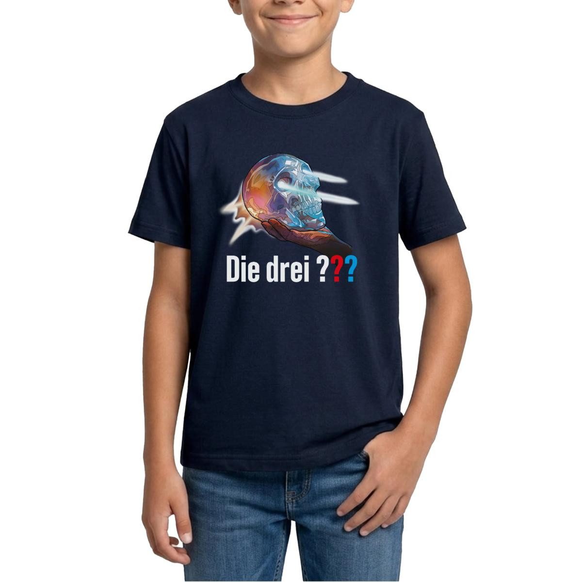T-Shirt Die Drei Fragezeichen Der Kristallschädel Teenager T-Shirt