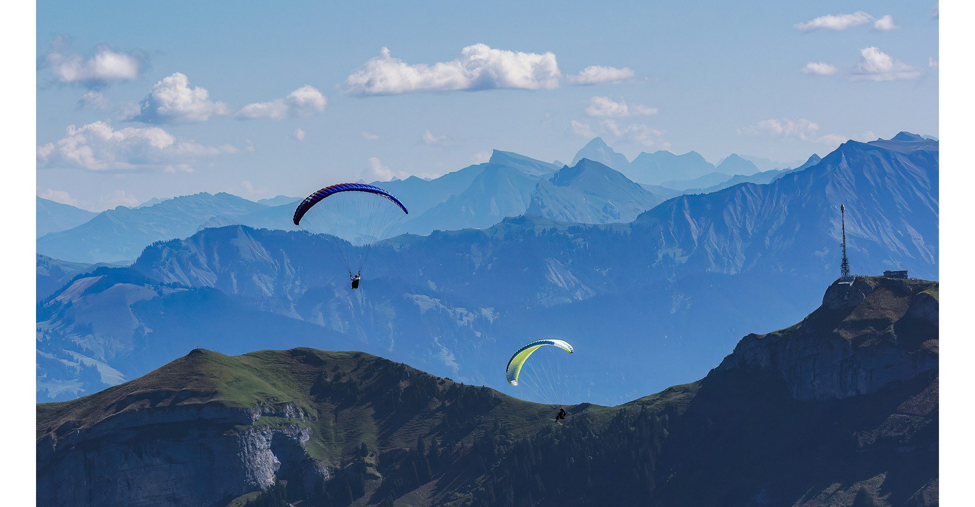 Jochen Schweizer Erlebnisgutschein Pärchenflug mit 2 Gleitschirmen