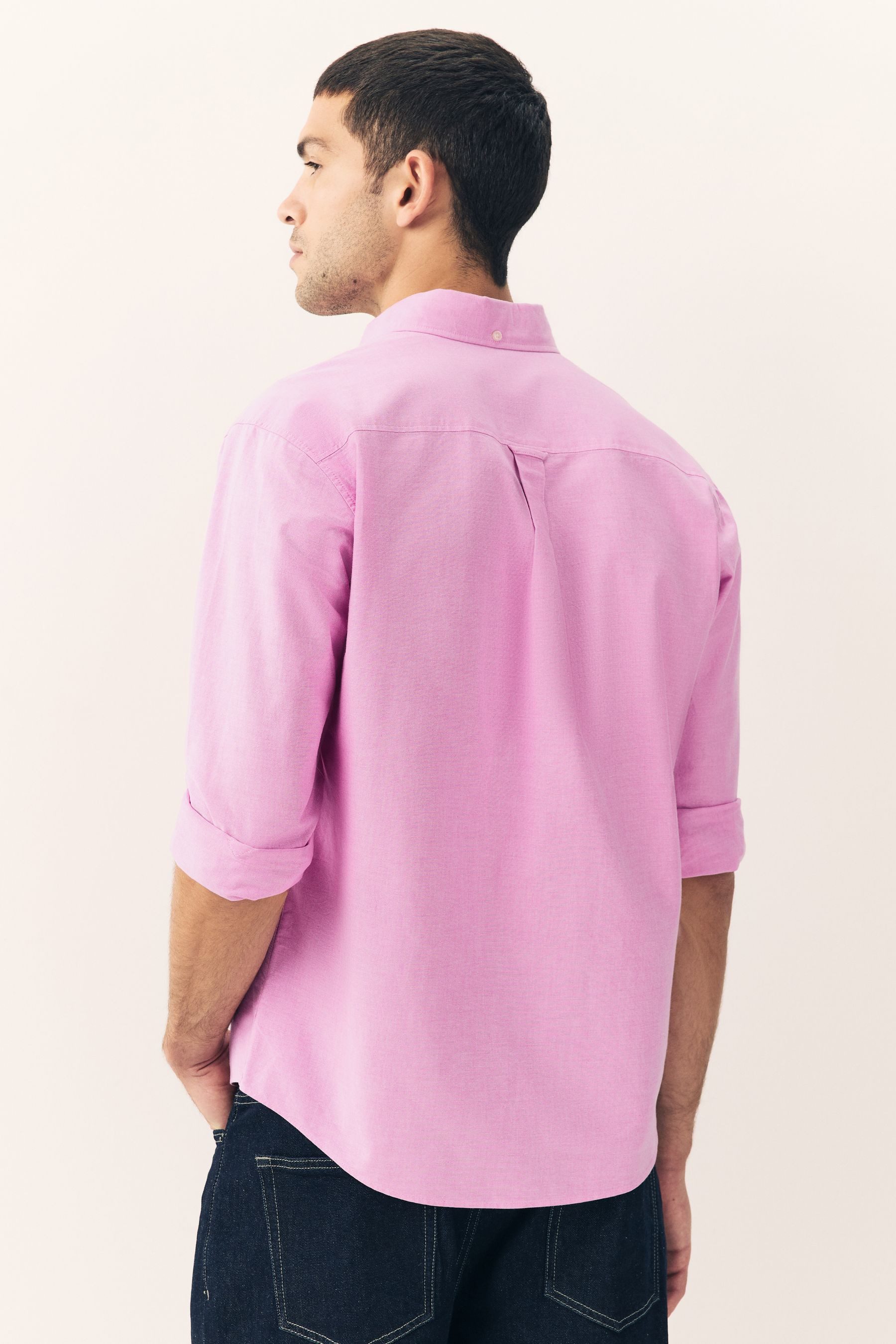 Next Langarmhemd Regular Fit Oxford-Langarmhemd (1-tlg) günstig online kaufen