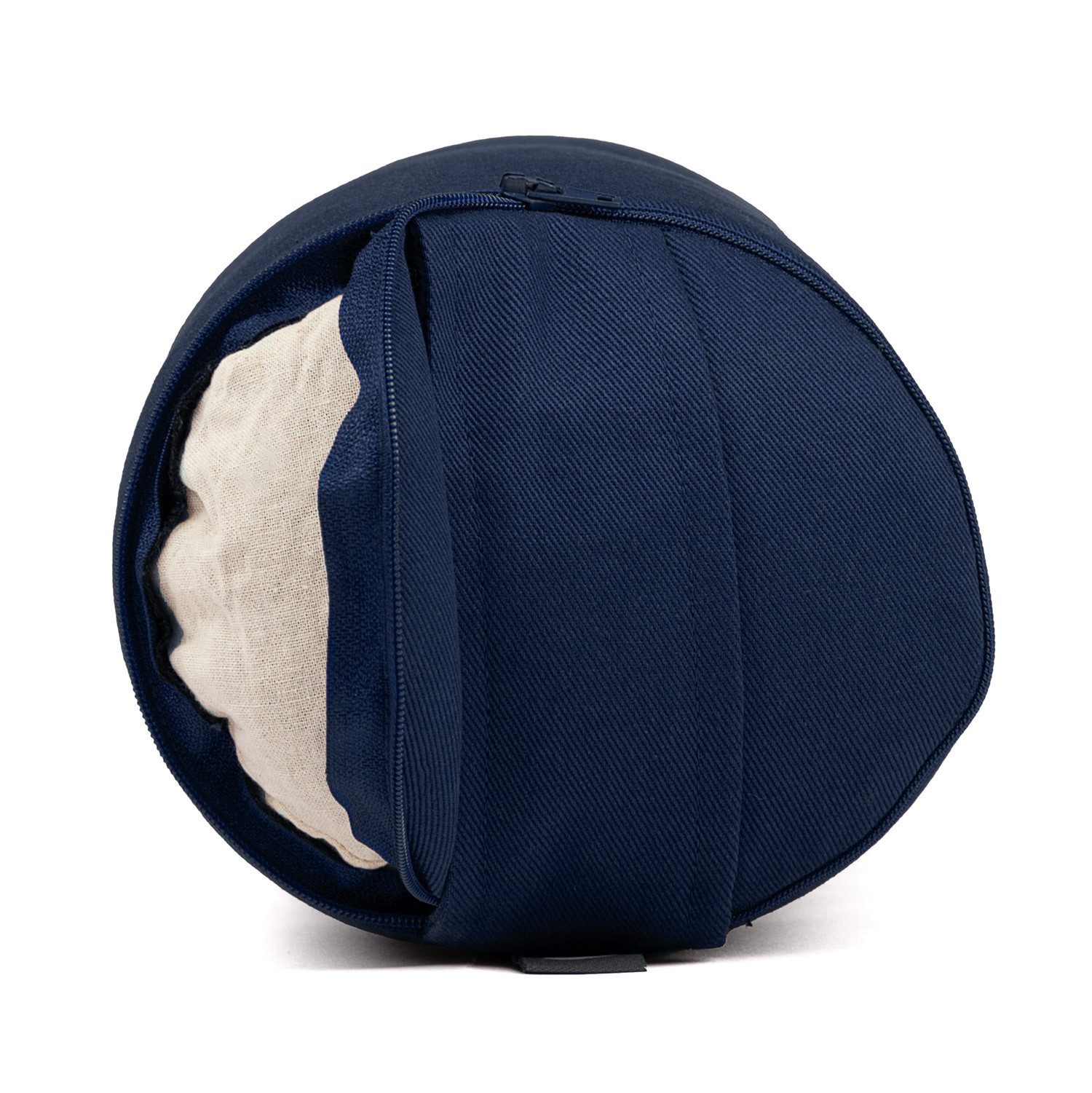 bodhi Yoga Bolster Yoga MINI BOLSTER ECO (Nackenrolle) Buchweizenschalen dunkelblau